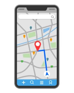地図アプリ