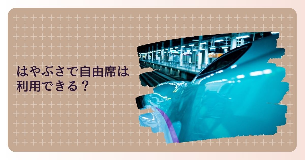 はやぶさでの乗車間違い！自由席は利用できる？